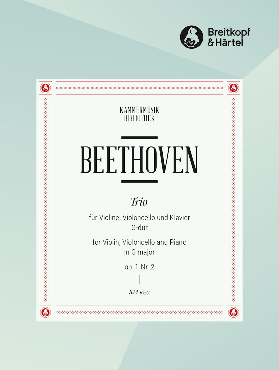 Beethoven, Trio op. 1/2 in G (Breitkopf)