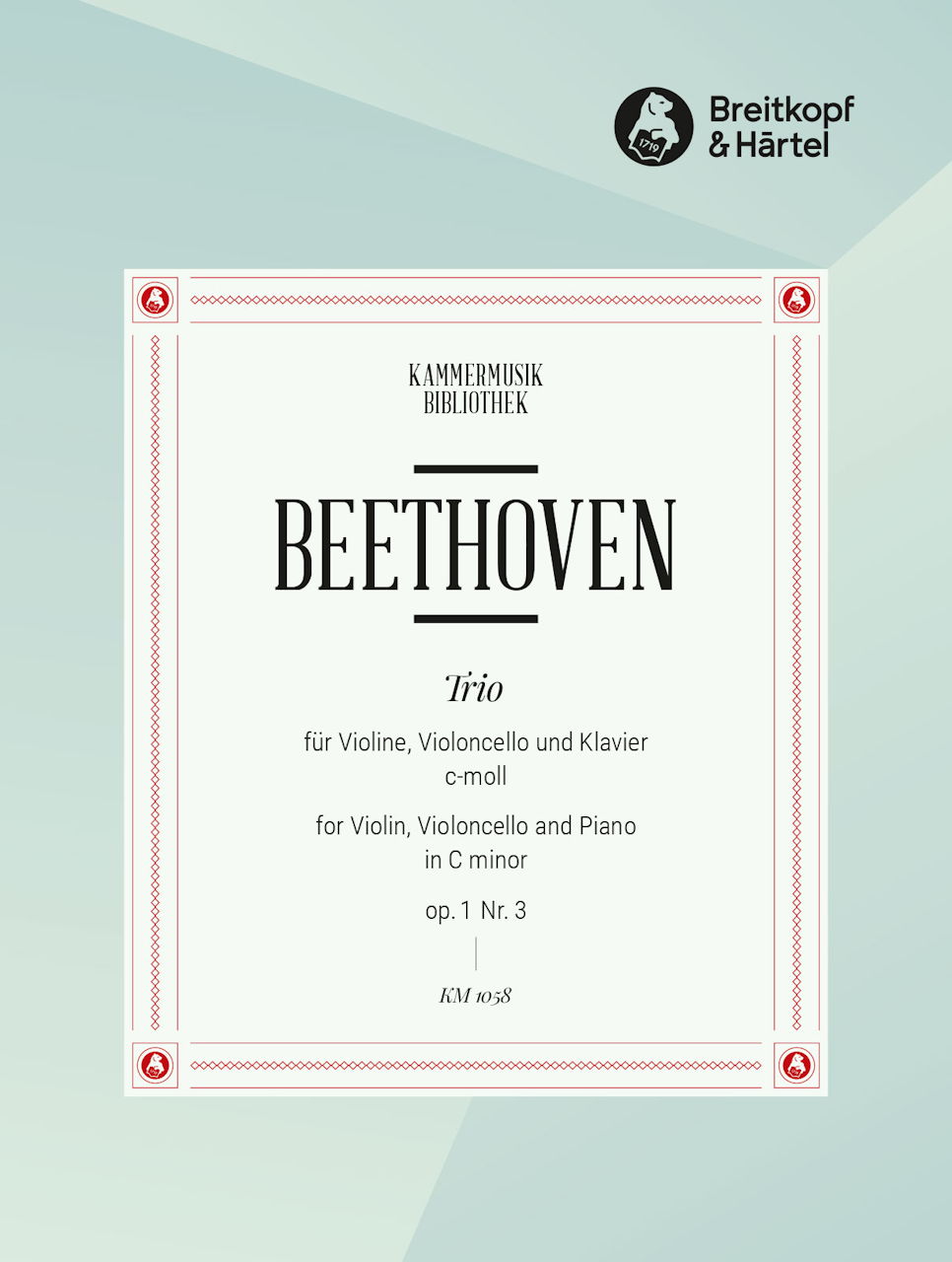 Beethoven, Trio op. 1/3 in c (Breitkopf)