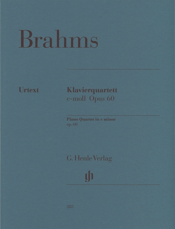Brahms, Piano Quartet No. 3 in c op. 60 (Henle)