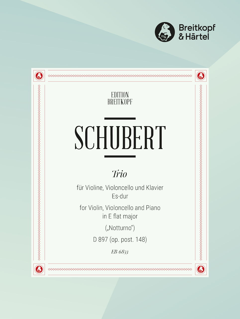 Schubert, Trio D 897 in Eb 'Notturno' (Breitkopf)