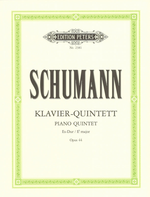 Schumann, Quintet in Eb op. 44 (Peters)