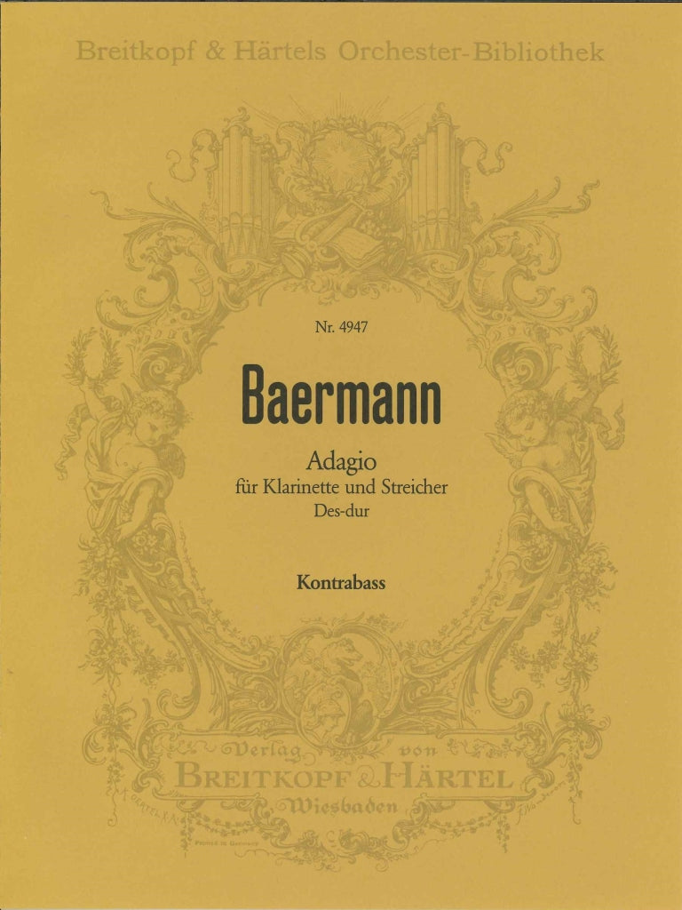 Baermann, Adagio Des-dur (Breitkopf)