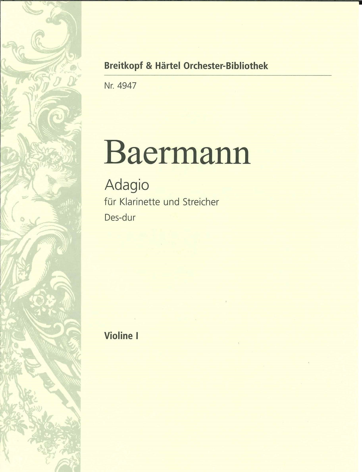 Baermann, Adagio Des-dur (Breitkopf)