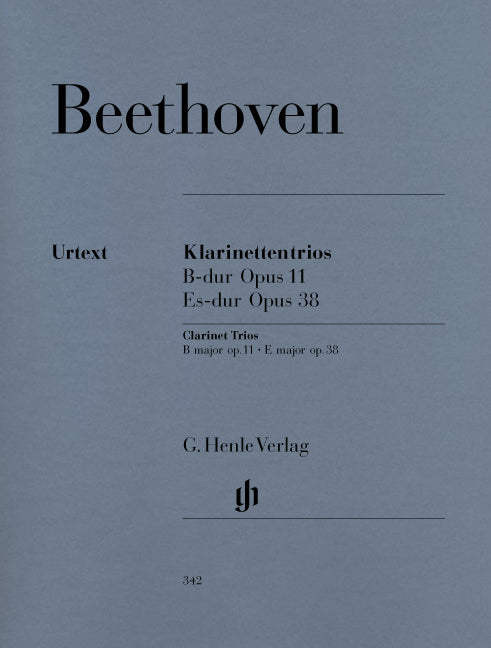 Beethoven, Trios op. 11 & 38 (Cl,Vc,Pf) (Henle)