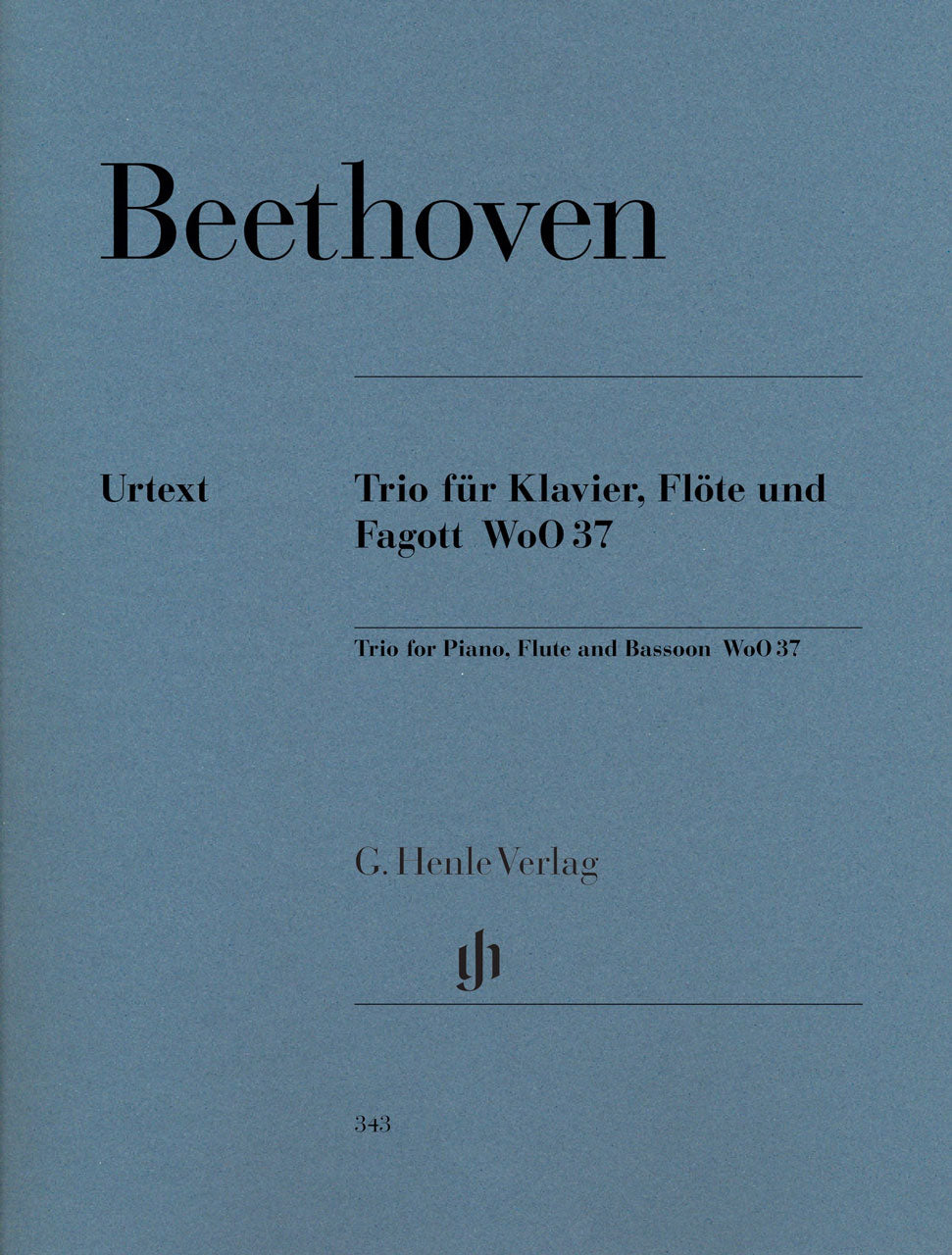 Beethoven, Trio WoO 37 in G (Fl,Bn,Pf) (Henle)