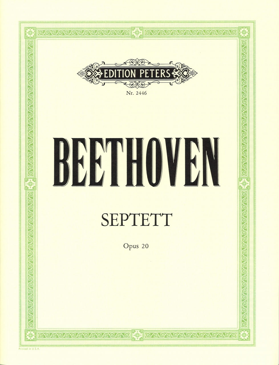 Beethoven, Septet op. 20 (Cl,Hn,Bn,Str) (Peters)