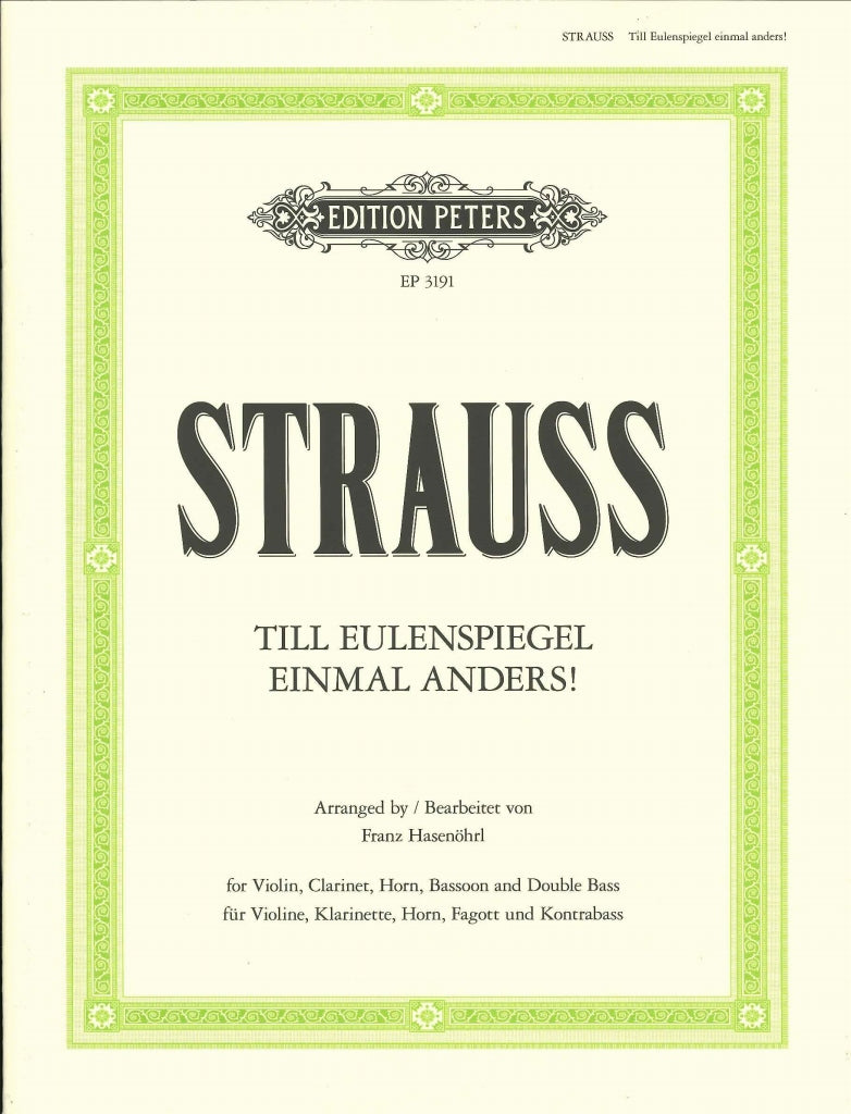 Strauss,R., Till Eulenspiegel einmal... (Peters)