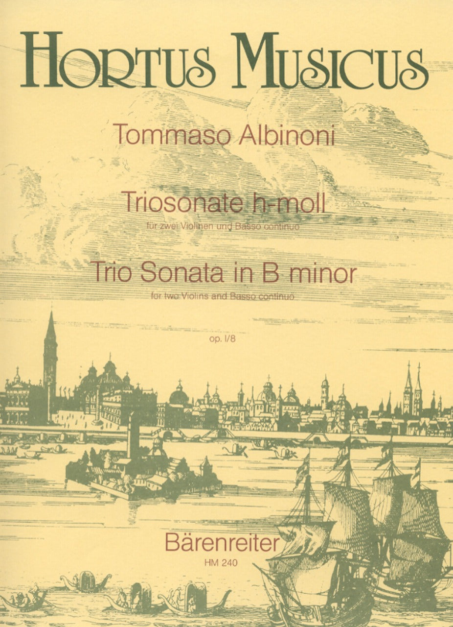 Albinoni, Triosonate h-moll op.I/8 (Barenreiter)