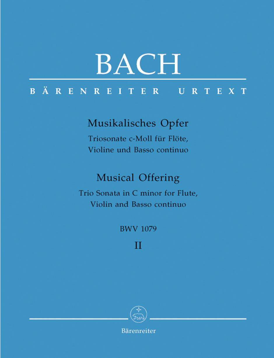 Bach, Musikalisches Opfer 2: Triosonate (Barenreiter)