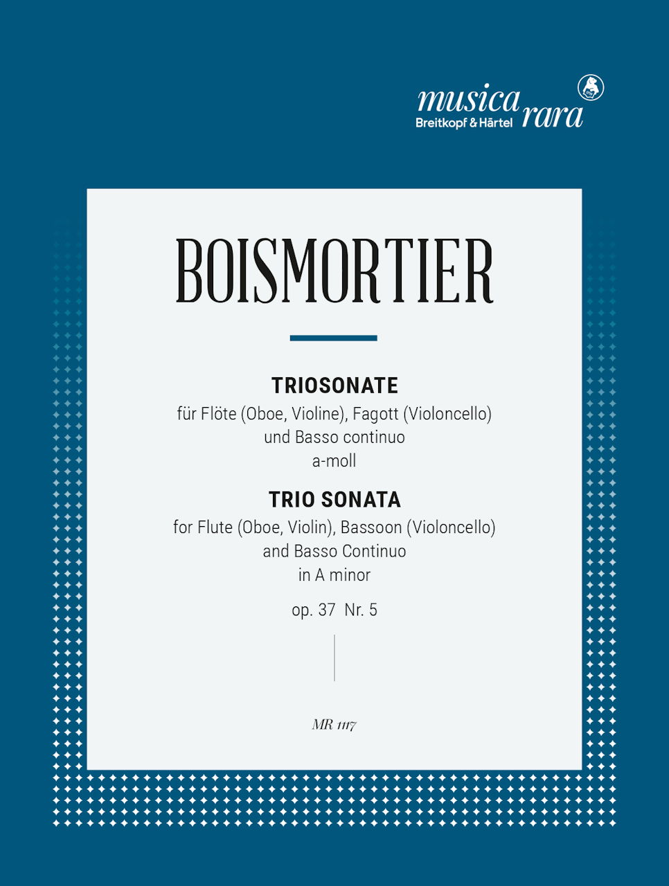 Boismortier, Trio Sonata op. 37/5 (Musica Rara)