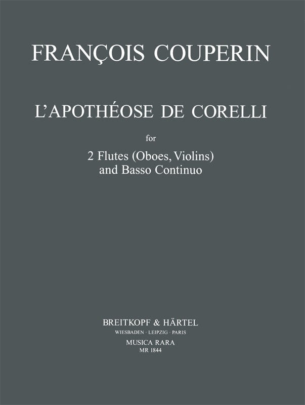 Couperin, L'Apotheose de Corelli (Musica Rara)