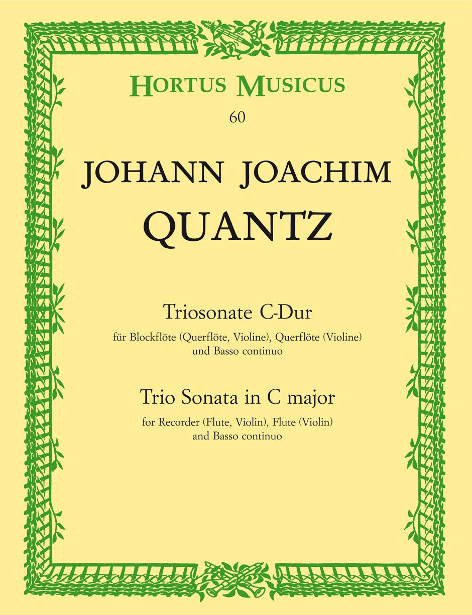 Quantz, Triosonate C-dur (Barenreiter)