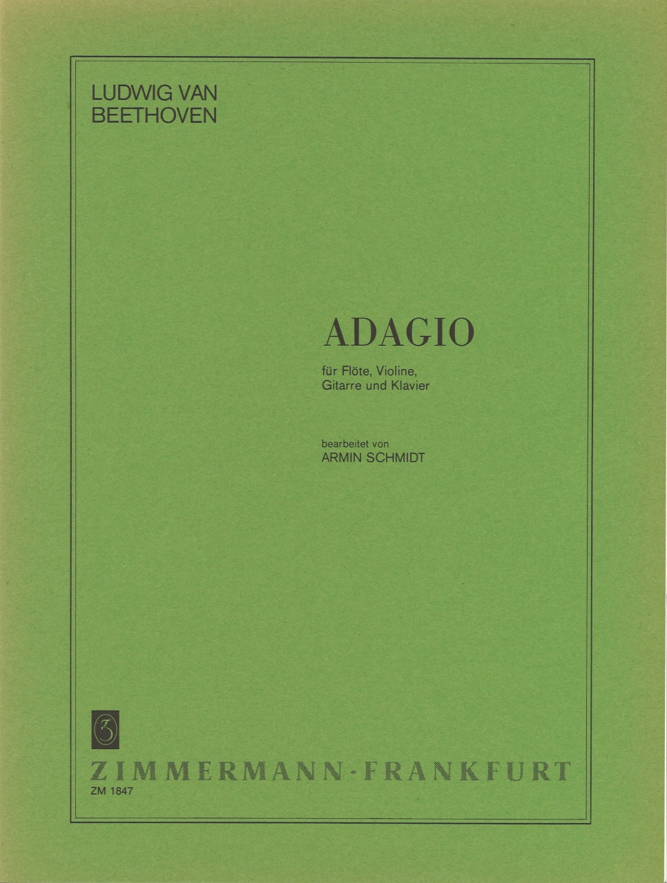 Beethoven, Adagio (Fl,Vn,Guit,Pf) (Zimmermann)