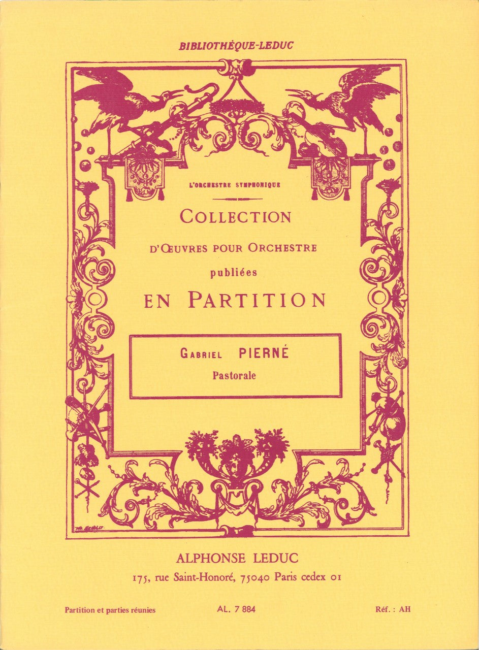 Pierne, Pasotrale (Partition,Parties) (Leduc)
