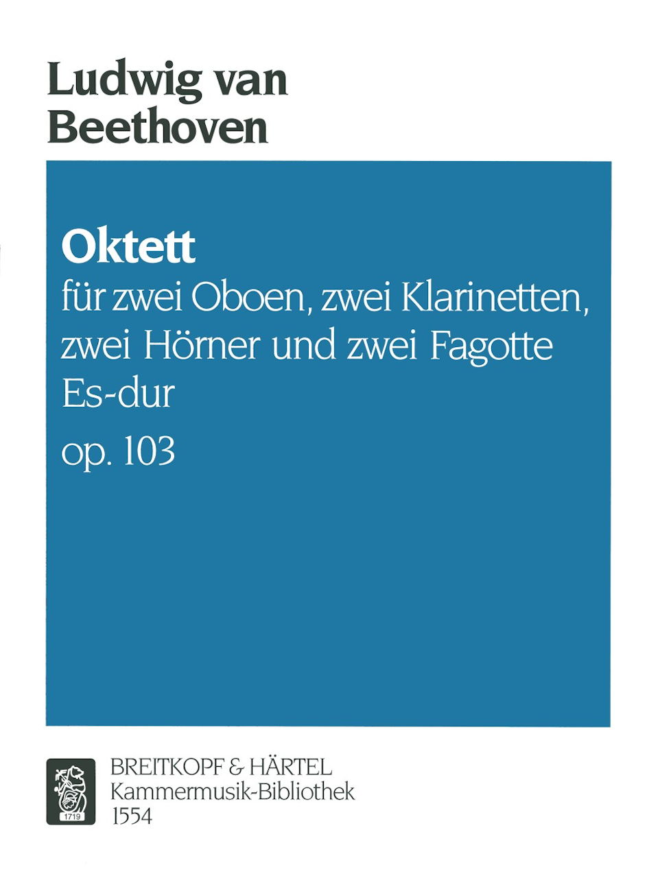 Beethoven, Octet op. 103 in Eb (Breitkopf)