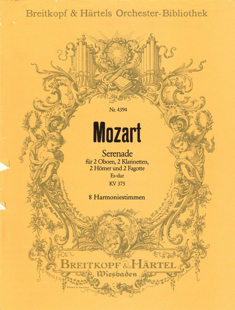 Mozart, Serenade KV 375 Es-dur (HST) (Breitkopf)
