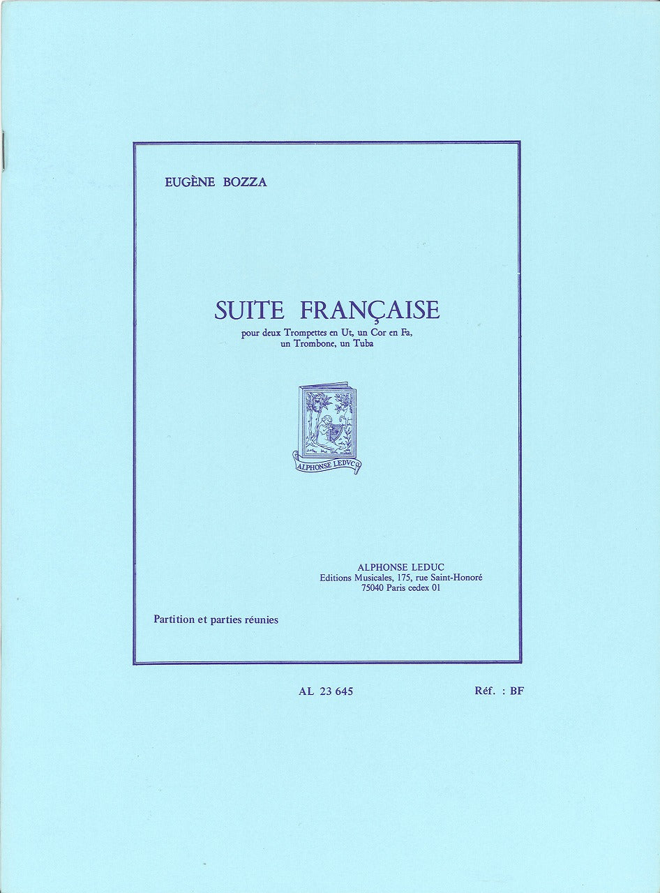 Bozza, Suite Francaise(Partition,Parties (Leduc)