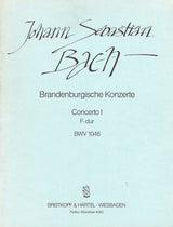 Bach, Brandenburg Concerto 1 Full Score (Breitkopf)