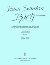 Bach, Brandenburg Concerto 1 Full Score (Breitkopf)