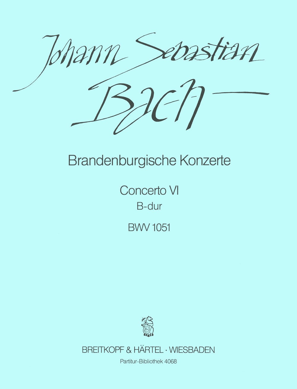 Bach, Brandenburg Concerto 6 Full Score (Breitkopf)