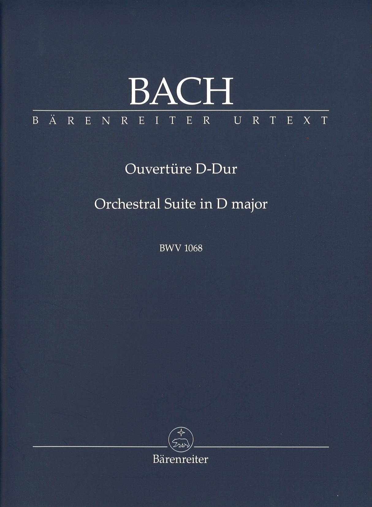 Bach, Ouverture/Suite No. 3 BWV 1068 (Barenreiter)
