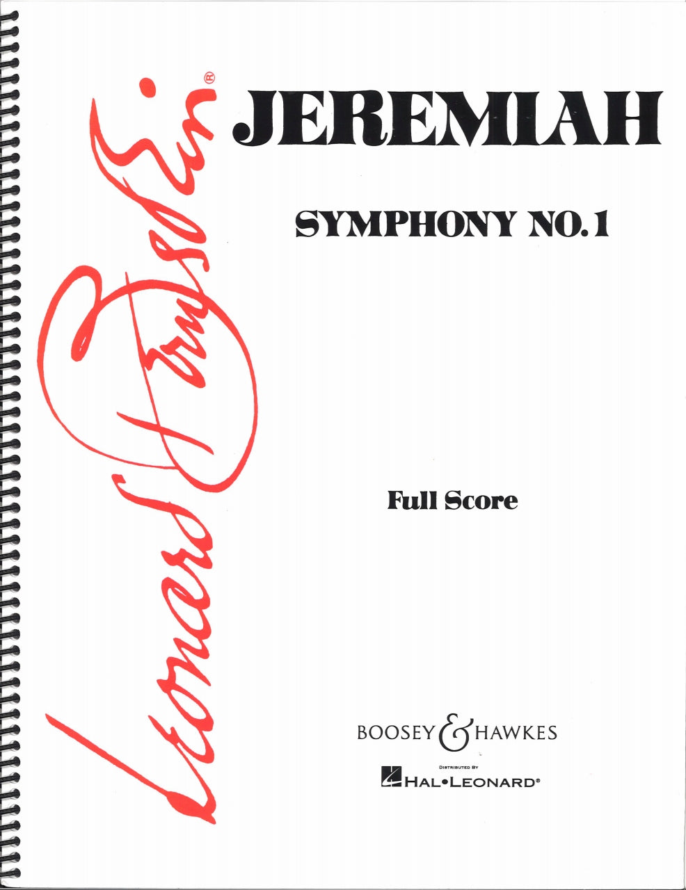 Bernstein, Symphony No. 1 'Jeremiah' (Boosey)