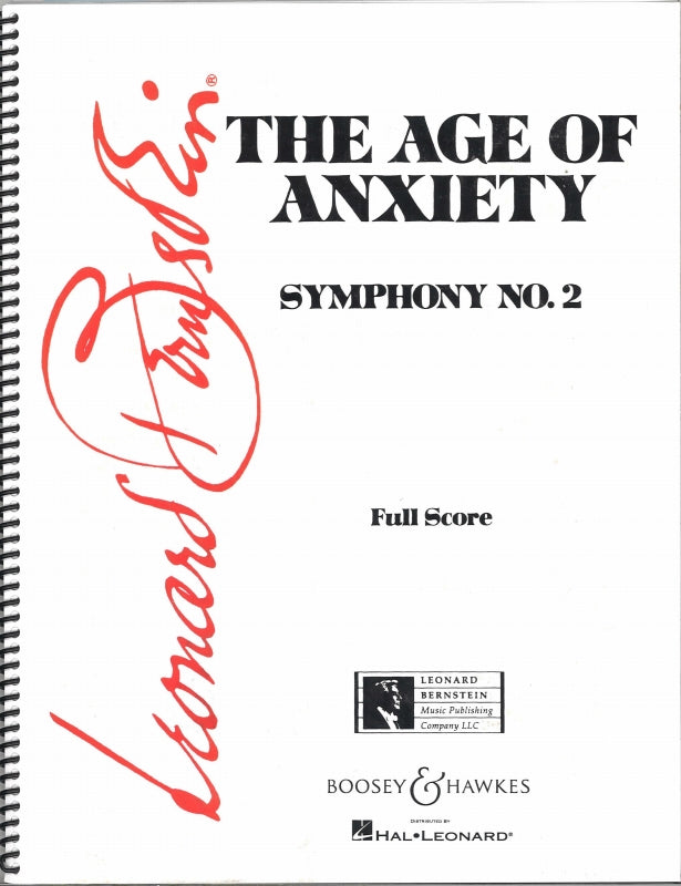Bernstein, Symphony No. 2 Age of Anxiety (Boosey)