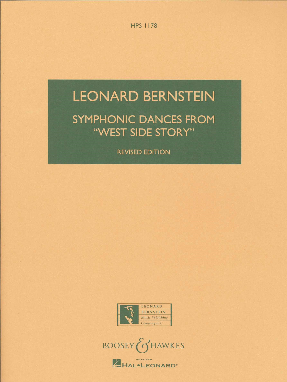 Bernstein, Symphonic Dances (Full Score) (Boosey)