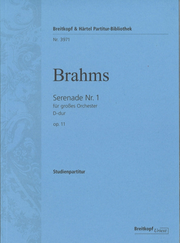 Brahms, Serenade No. 1 in D op. 11 (Breitkopf)