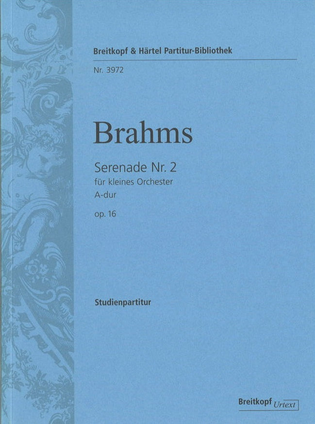 Brahms, Serenade No. 2 in A op. 16 (Breitkopf)