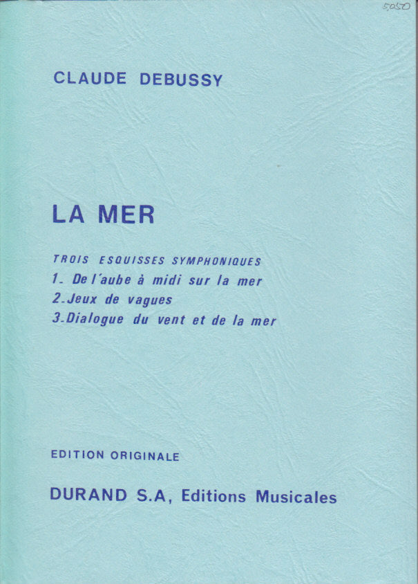 Debussy, La Mer (Durand)