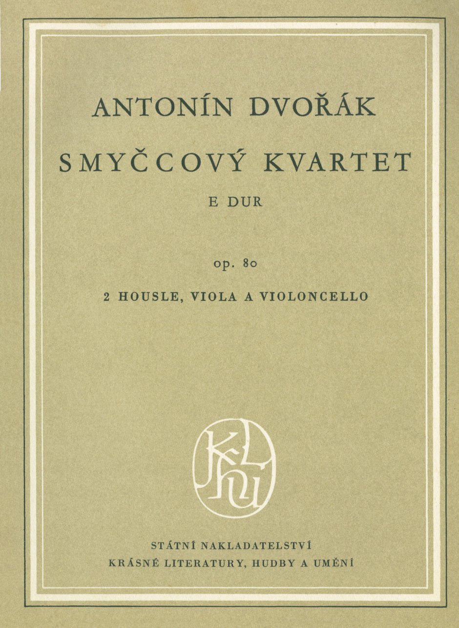 Dvorak, String Quartet No. 8 in E op. 80 (Supraphon)
