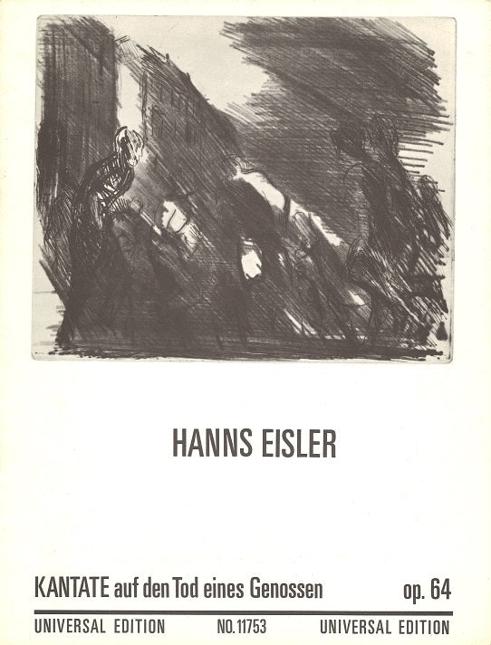 Eisler, Kantate auf den Tod... op. 64 (Universal)