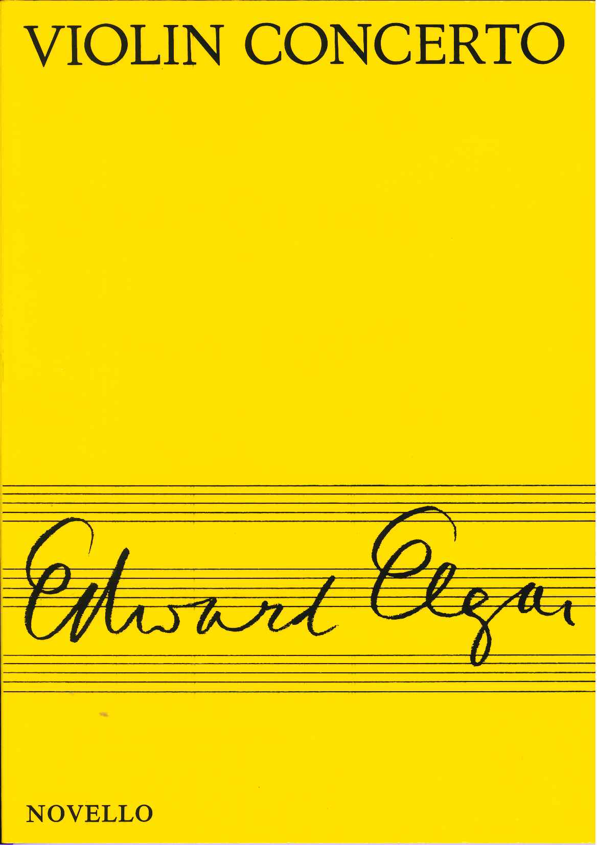 Elgar, Concerto for Violin op. 61 (Novello)