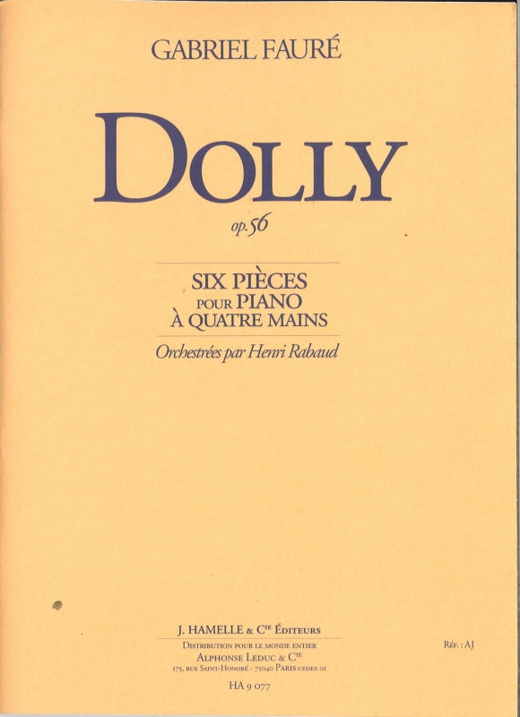 Faure, Dolly op. 56 (Rabaud) (Hamelle)