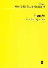 Henze, Streichquartett Nr. 4 (Schott)