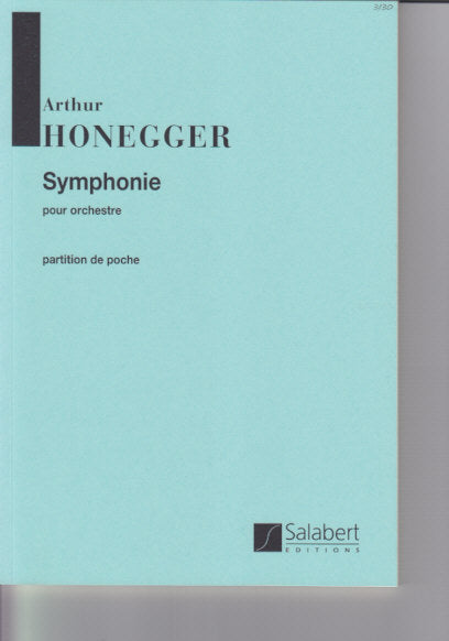 Honegger, Symphony No. 1 (Salabert)