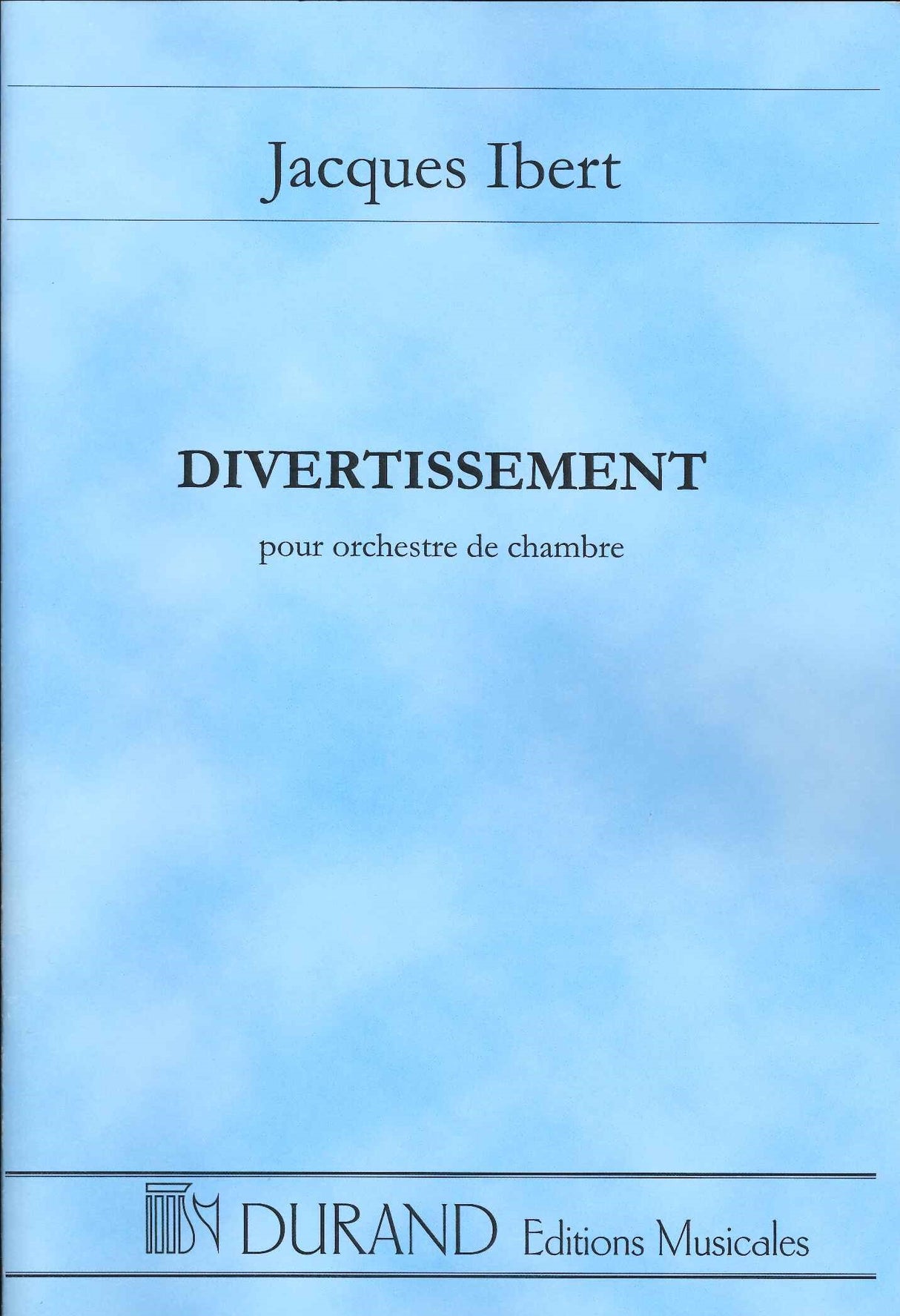 Ibert, Divertissement (Durand)