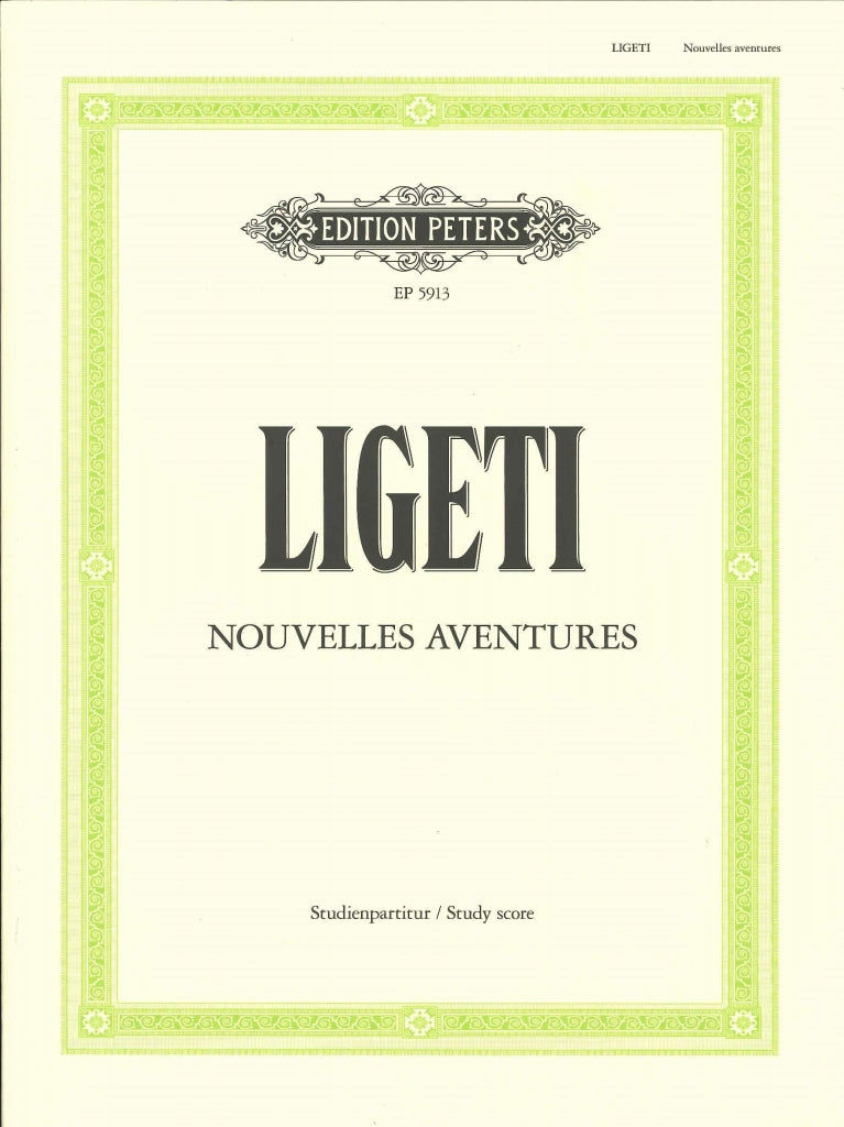 Ligeti, Nouvelles Aventures (1962-65) (Peters)