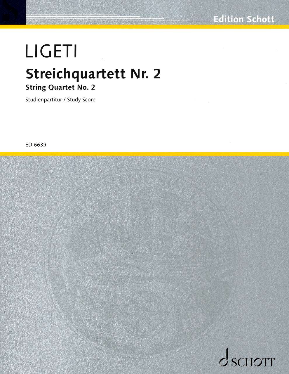 Ligeti, Streichquartett Nr. 2 Large Scr (Schott)