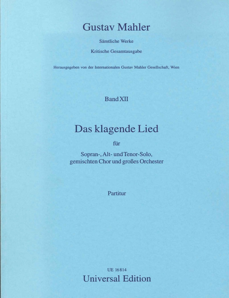 Mahler, Klagende Lied (Universal)