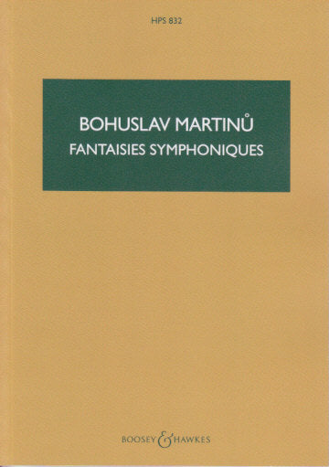 Martinu, Fantasies symphoniques (Sym. 6) (Boosey)