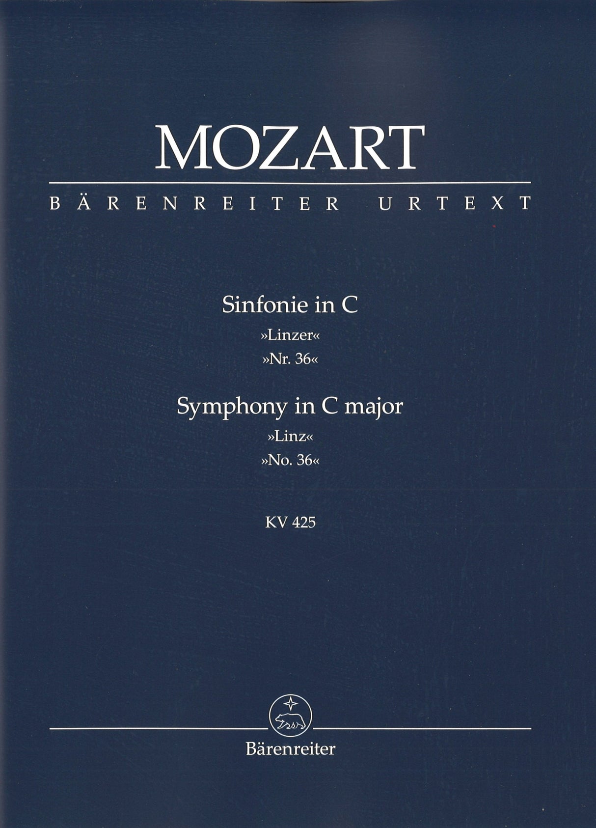 Mozart, Symphony No. 36 KV 425 'Linz' (Barenreiter)