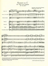 Mozart, Concerto for Oboe KV 314 in C (Barenreiter)