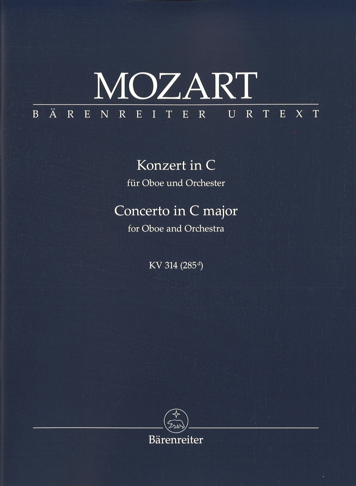 Mozart, Concerto for Oboe KV 314 in C (Barenreiter)