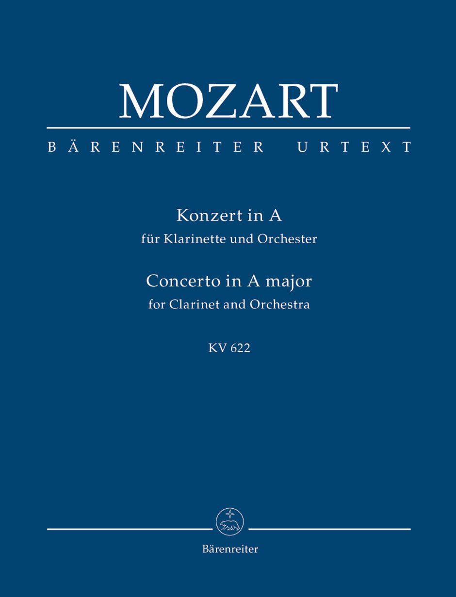 Mozart, Concerto for Clarinet KV 622 (Barenreiter)