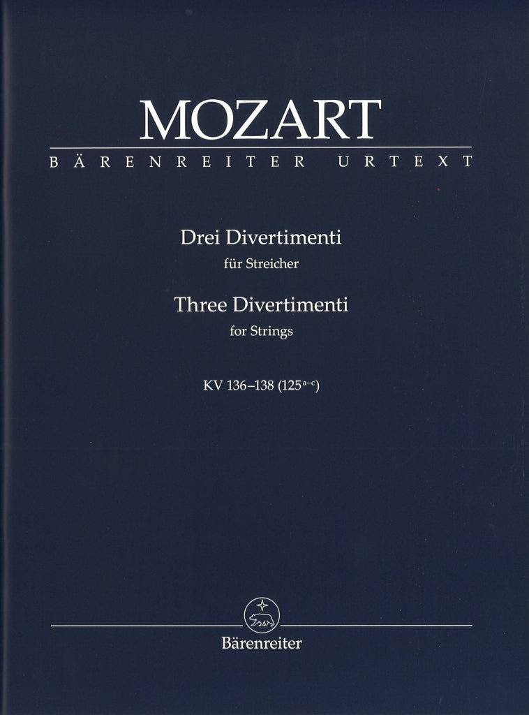 Mozart, Divertimenti KV 136-138 (Barenreiter)