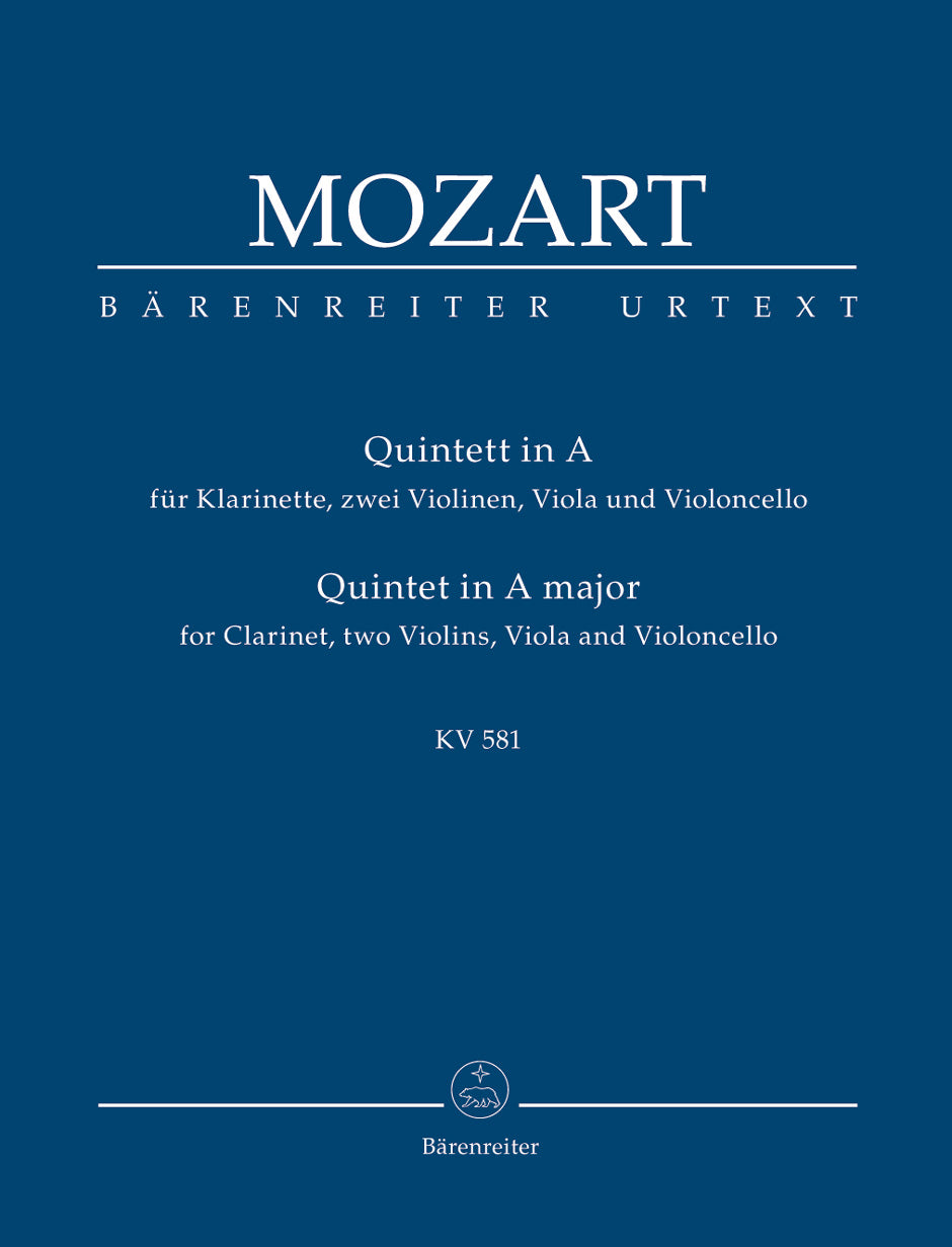 Mozart, Quintet KV 581 in A (Cl,Str) (Barenreiter)
