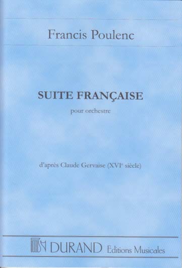 Poulenc, Suite francaise (1935) (Durand)