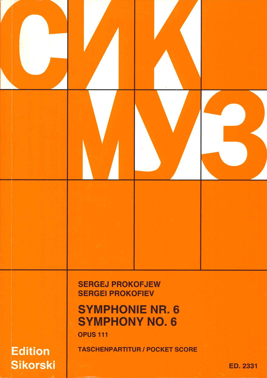 Prokofiev, Symphony No. 6 op. 111 (Sikorski)